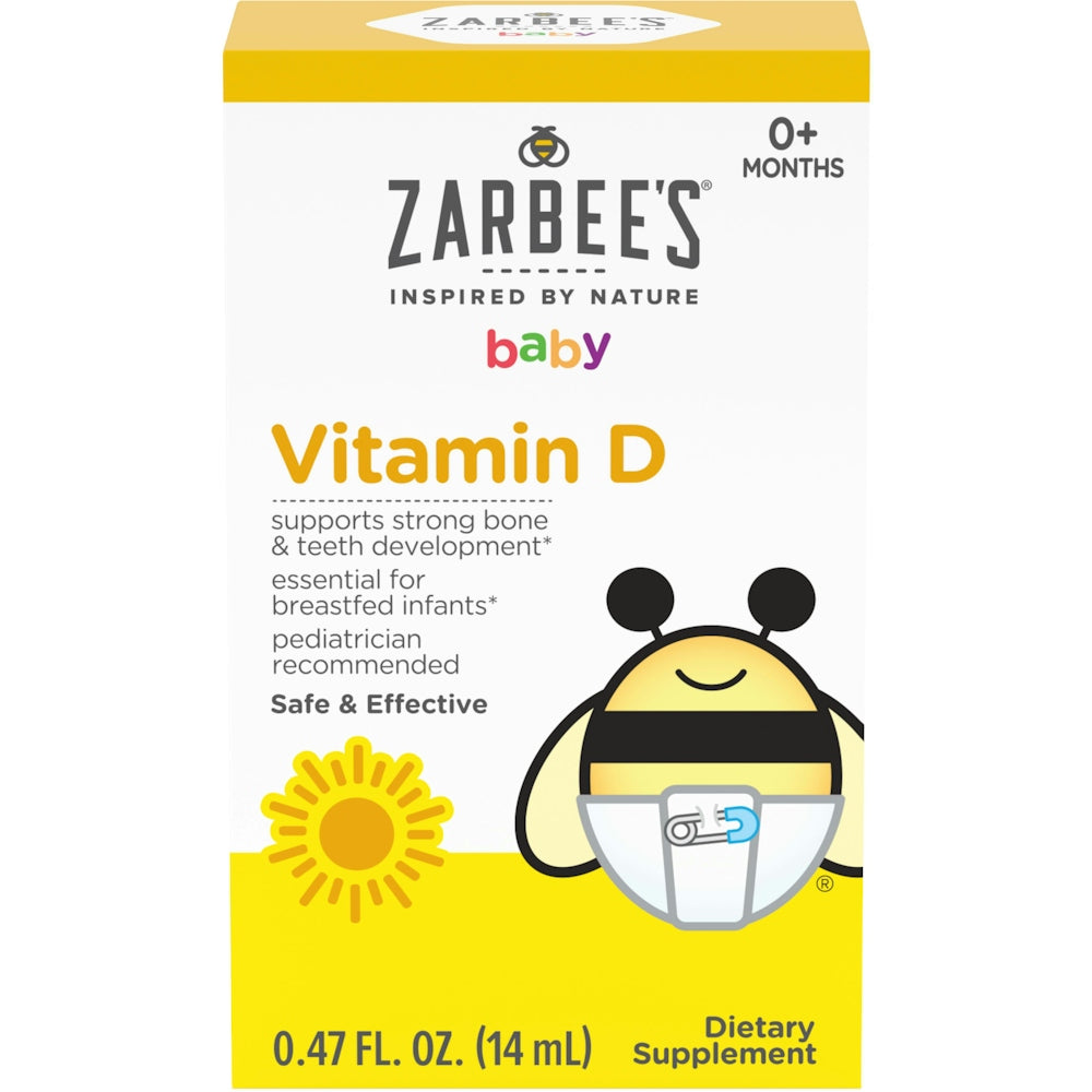 Zarbee's Naturals Baby Vitamin D Nahrungsergänzungsmittel, 14 ml