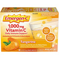 Emergen-C 30 Stück, Mandarinen-Geschmack) Nahrungsergänzungsmittel Brausegetränk-Mix mit 1000 mg Vitamin C, 9,3 g Portionsbeutel, Koffeinfrei