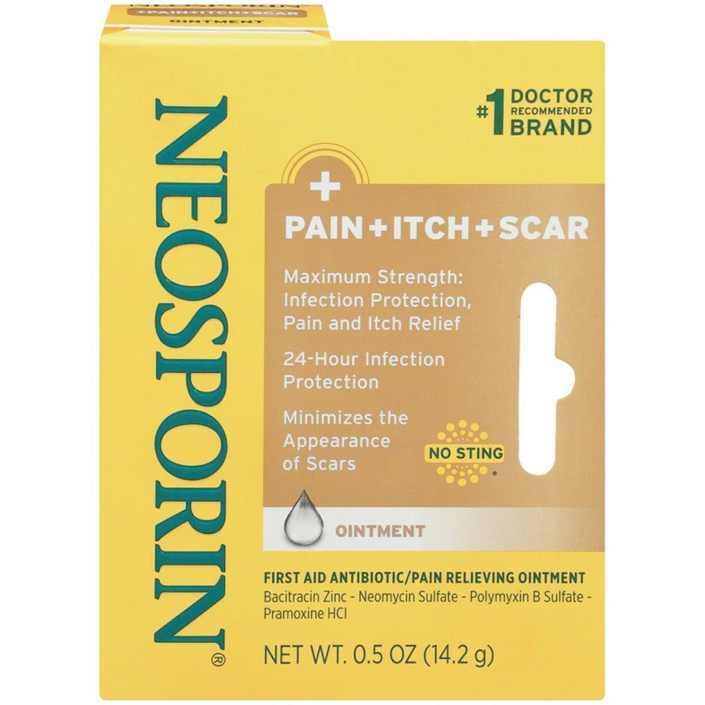 Neosporin Ohne Brennen Maximale Stärke Schmerz + Juckreiz + Narben Salbe 14,2 g
