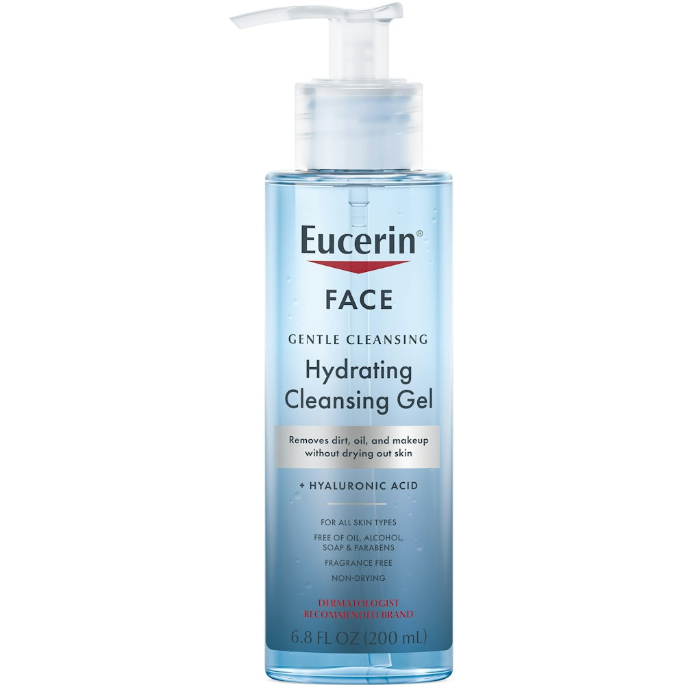 Eucerin Xhel Pastrues Hidratues, 200 ml, Larës Ditor për Fytyrën