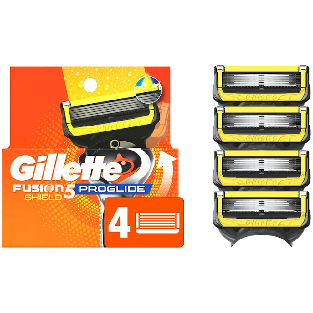 Gillette Fusion5 Pro Glide Shield Briskë Rroje për Burra, 4 copë