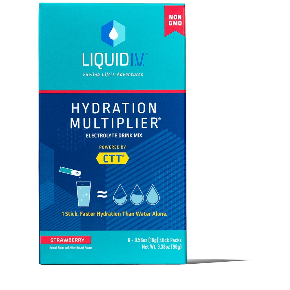 Liquid I.V. Hydration Multiplier® – Përzierje pije me elektrolite me shije luleshtrydhe