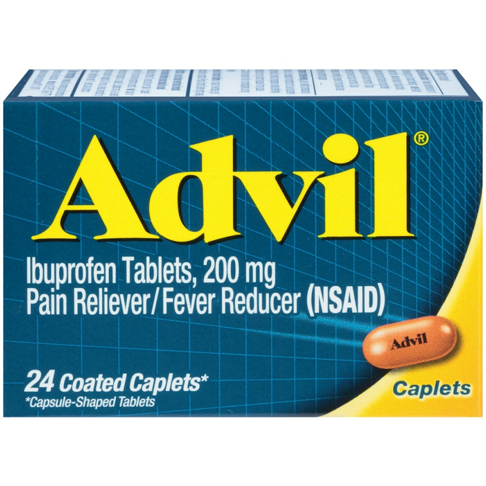 Advil® Tableta të Veshura – Lehtësues Dhimbjesh dhe Reduktues Temperature (Ibuprofen 200 mg)