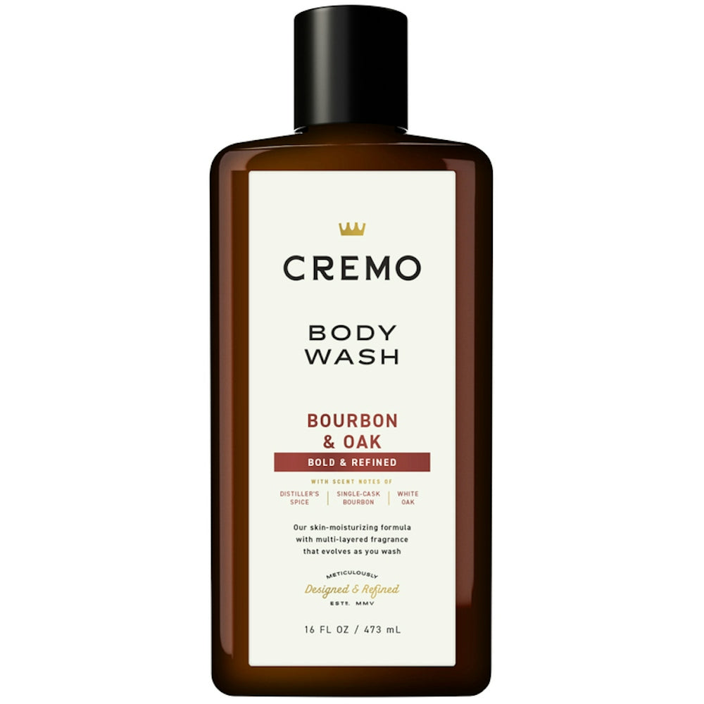Cremo Körperreinigung - Bourbon und Eiche - 473 ml