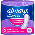 Always Discreet Mbrojtëse të holla për Inkoninencë, Gjatësi Standarde, Shumë të Lehta