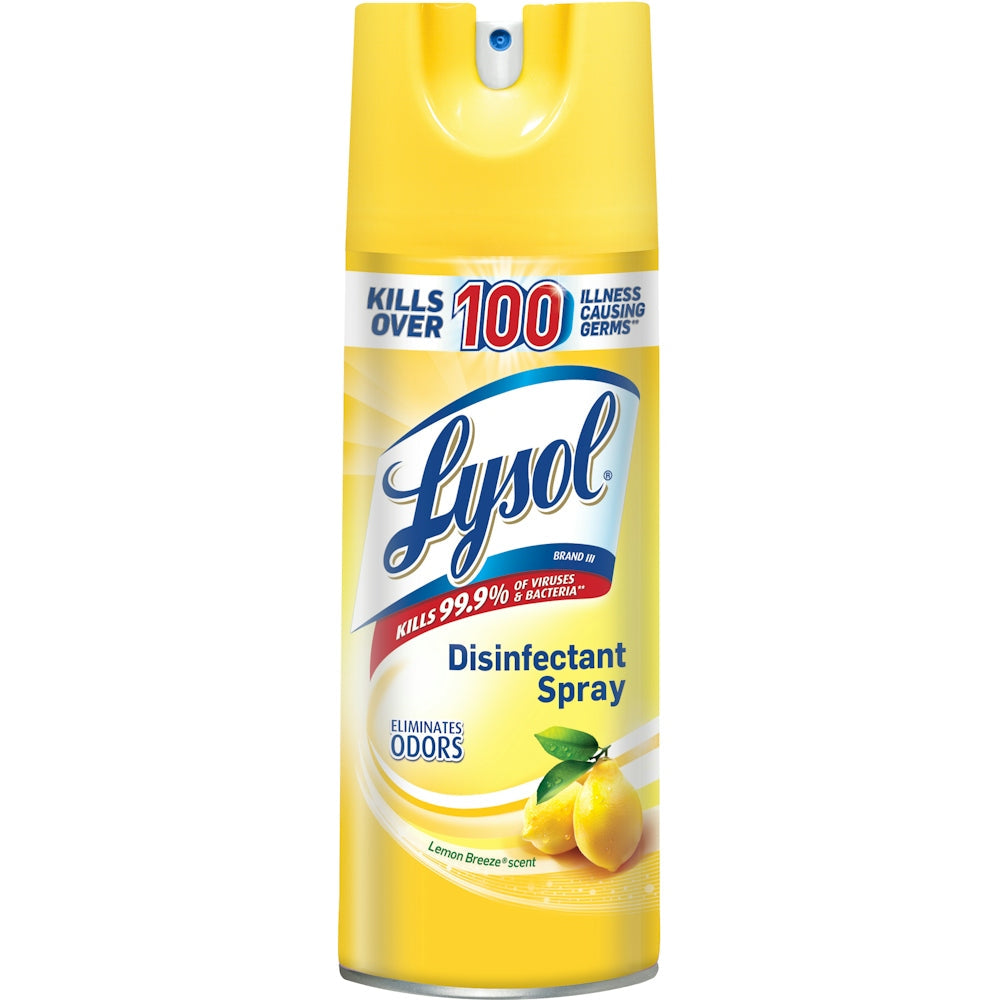 Sprej Dezinfektues Lysol, Sprej Antibakterial & Antiviral, Lemon Breeze – 354 g