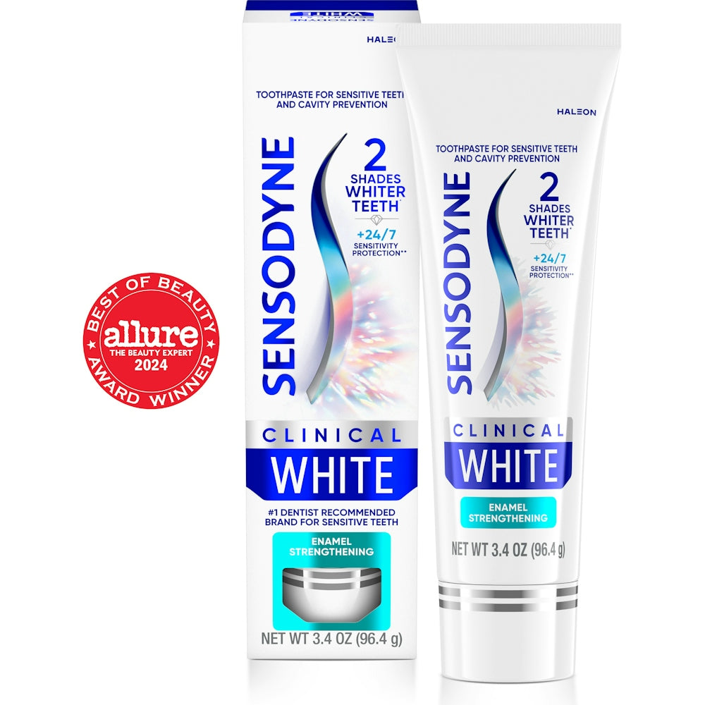 Sensodyne Clinical White Schmelzstärkende Zahnpasta, 96,4 g