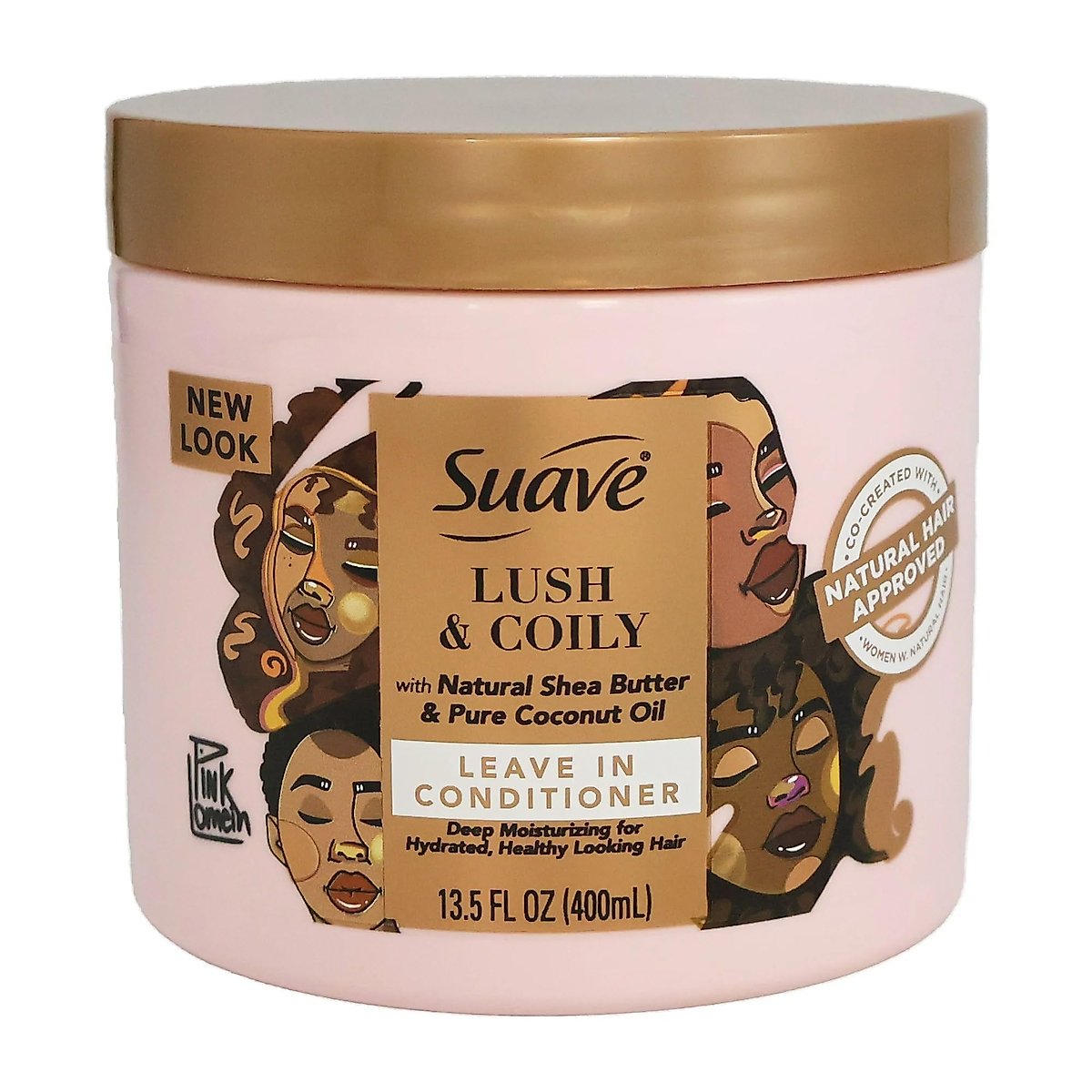 Suave Professionals For Natural Hair Leave-In Conditioner Nähren und Stärken, 399 ml