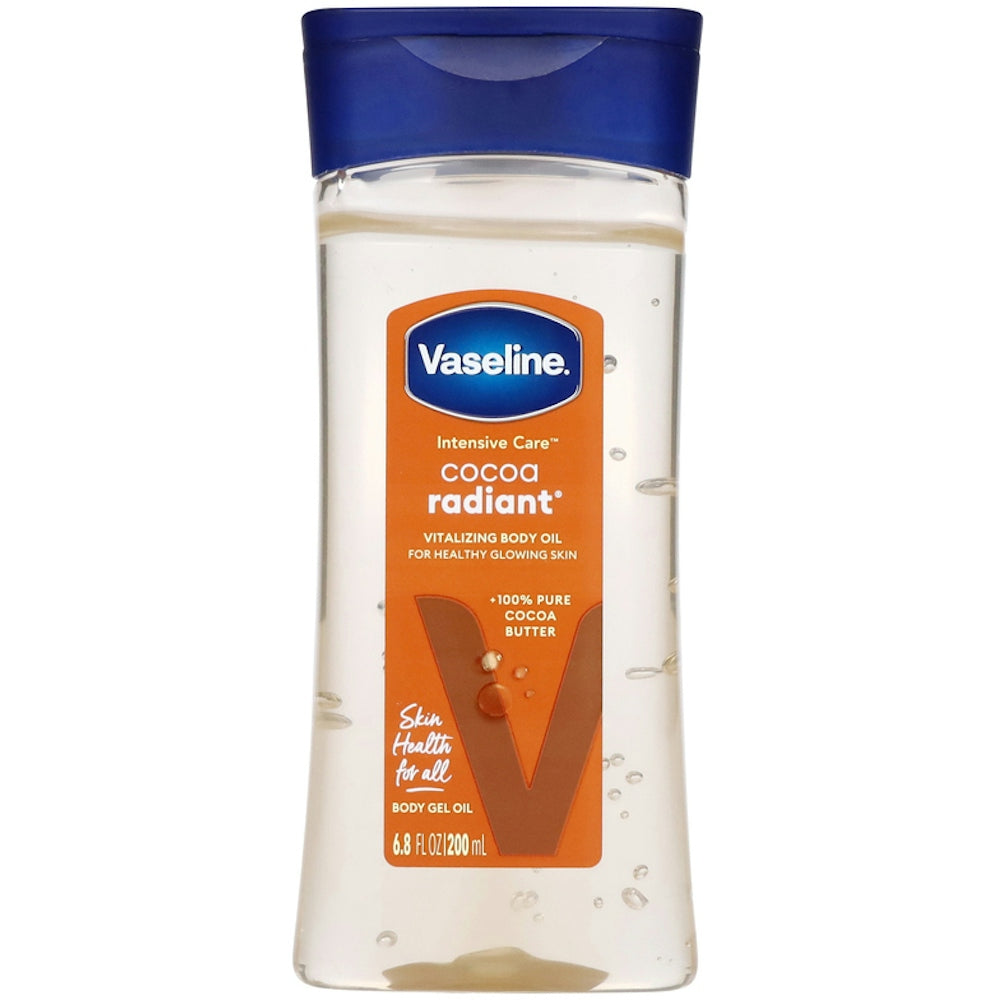Vaseline Intensive Care Cocoa Radiant Körper-Gel-Öl, parfümiert – 200 ml