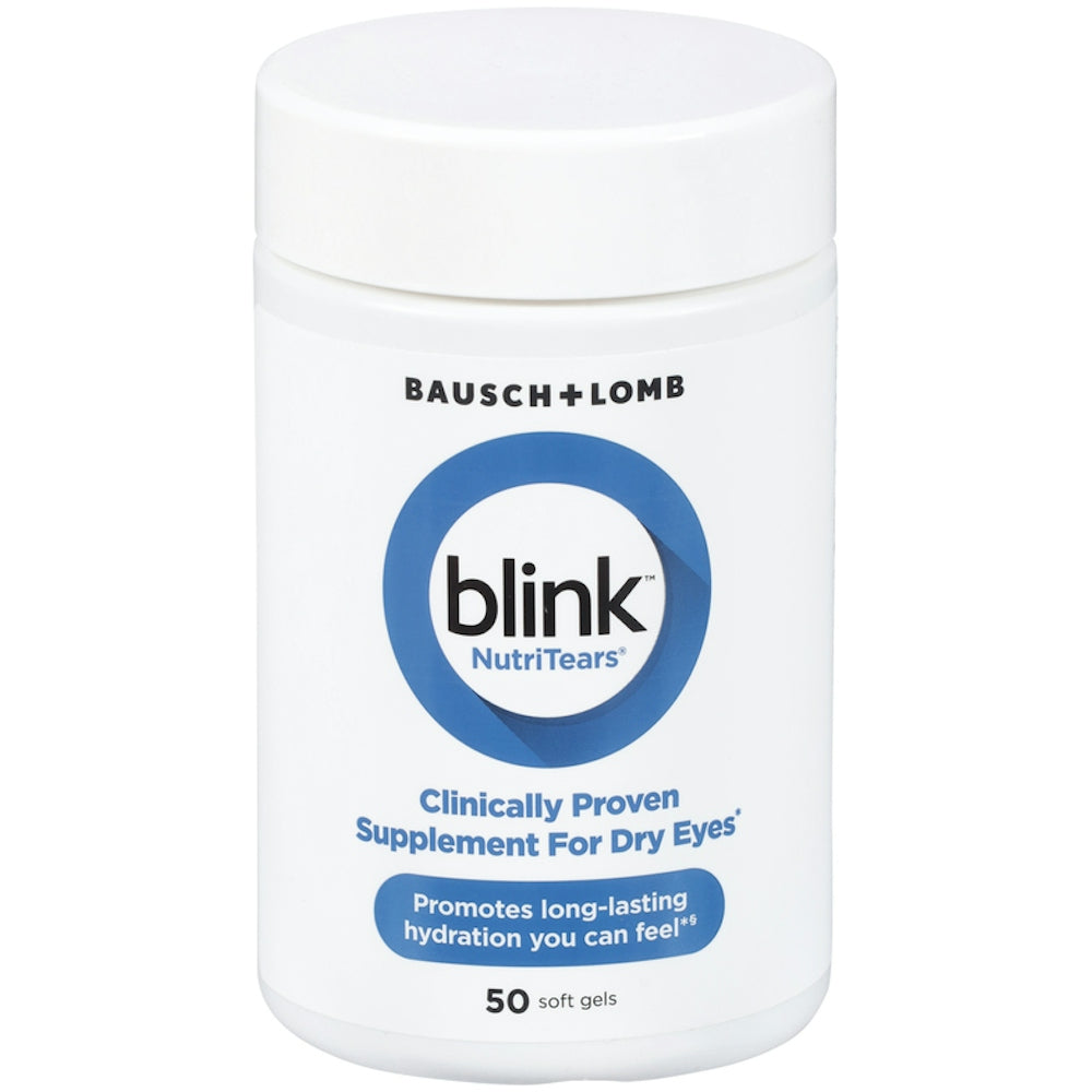 Blink NutriTears Nahrungsergänzungsmittel für trockene Augen Weichkapseln – 50 Stk.
