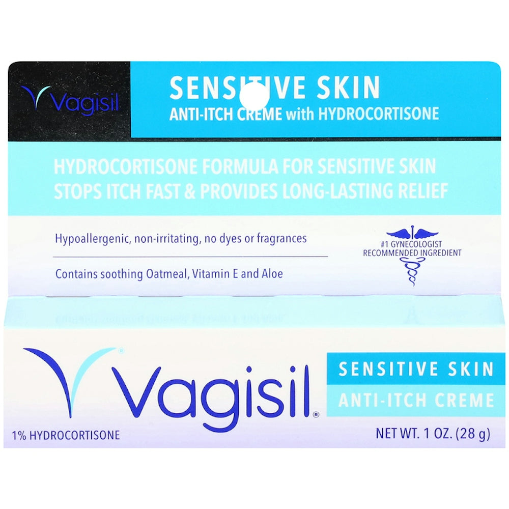 Vagisil Anti-Juckreiz Creme, maximale Stärke, Formel für empfindliche Haut