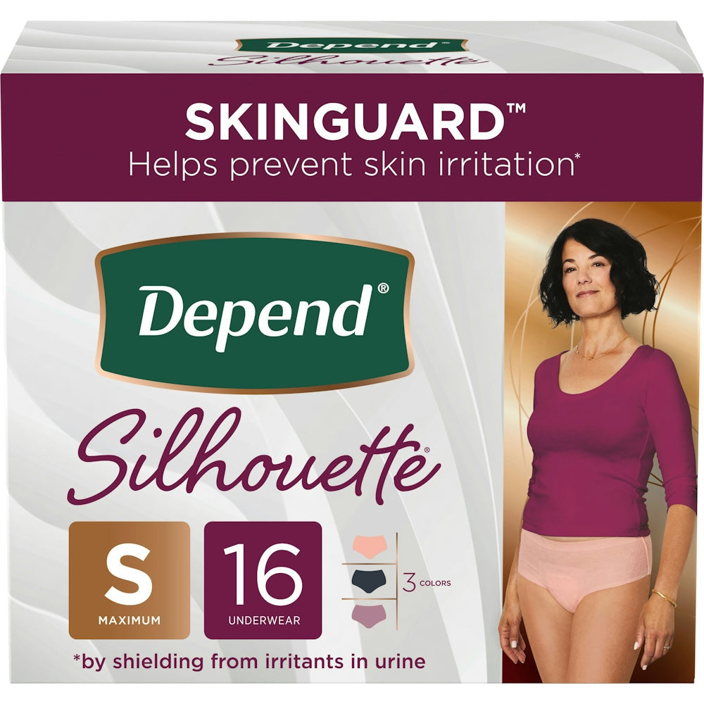 Depend Silhouette Inkontinenz- & Wochenbettunterwäsche für Frauen – Maximale Saugfähigkeit – Rosa