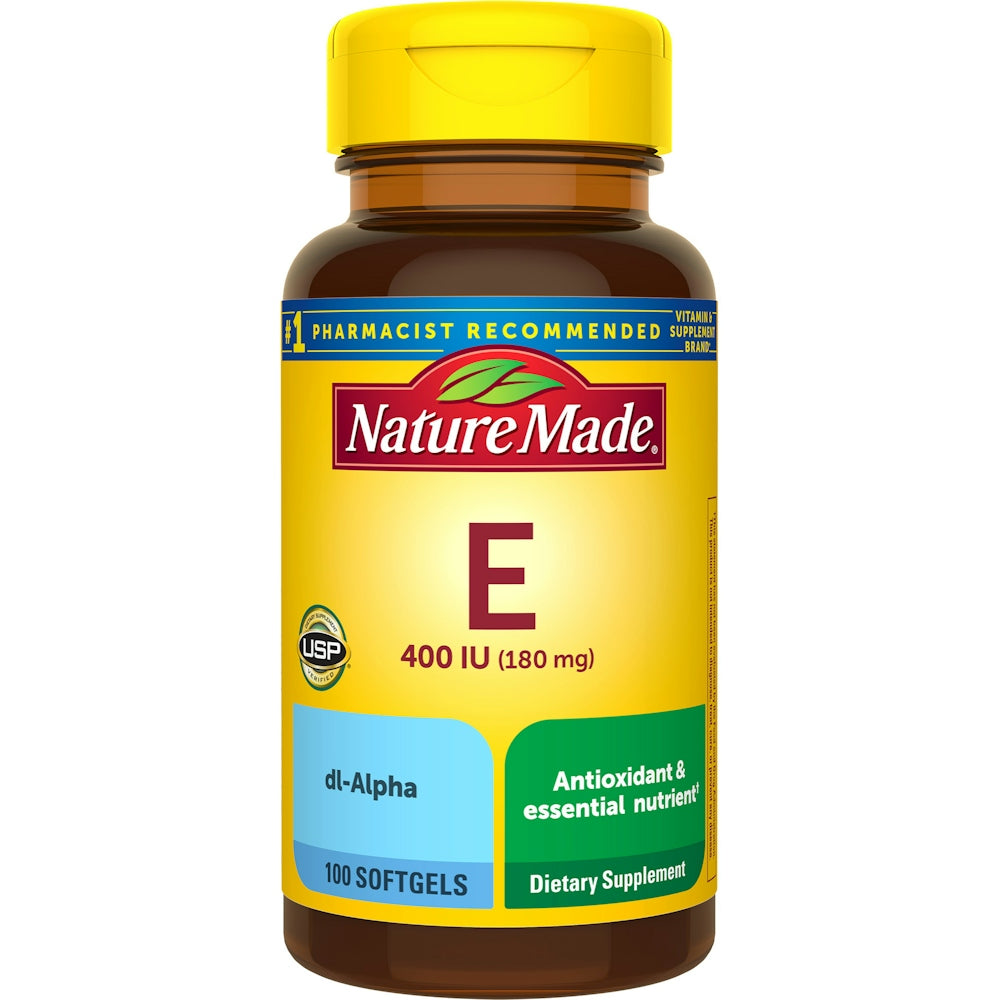 Nature Made Vitamin E, 180 mg, Softgels