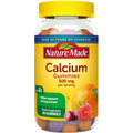 Nature Made Calcium Gummis 500 mg pro Portion mit Vitamin D3 Kirsche, Orange & Erdbeere
