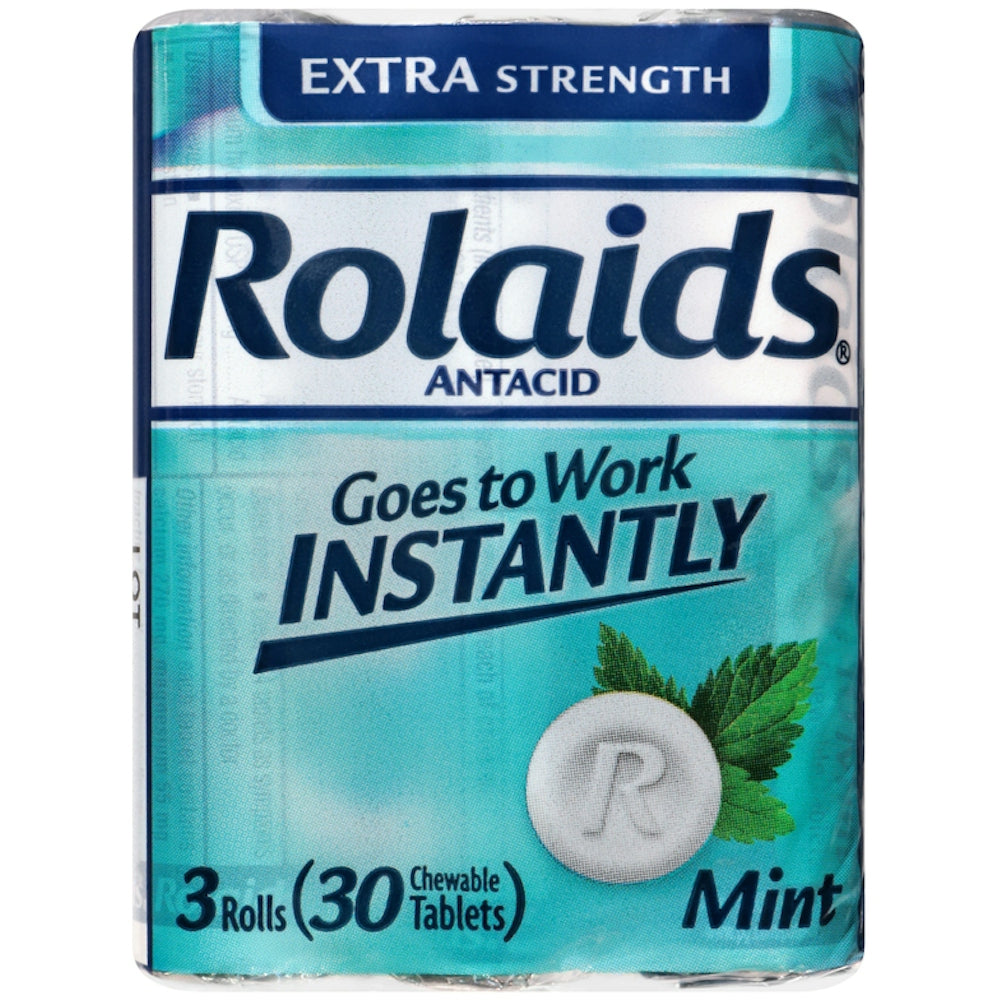 Rolaids Tablets Extra Strength me Mente Tableta Antiacid 3-10 Rrotulla me Tableta