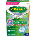 Polident Antibakterieller Gebissreiniger 3 Minuten Tabletten 60 Stk