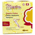 Tampone me Aplikator Plastik nga Pambuku Organik Maxim Hygiene Products, Të Rregullta