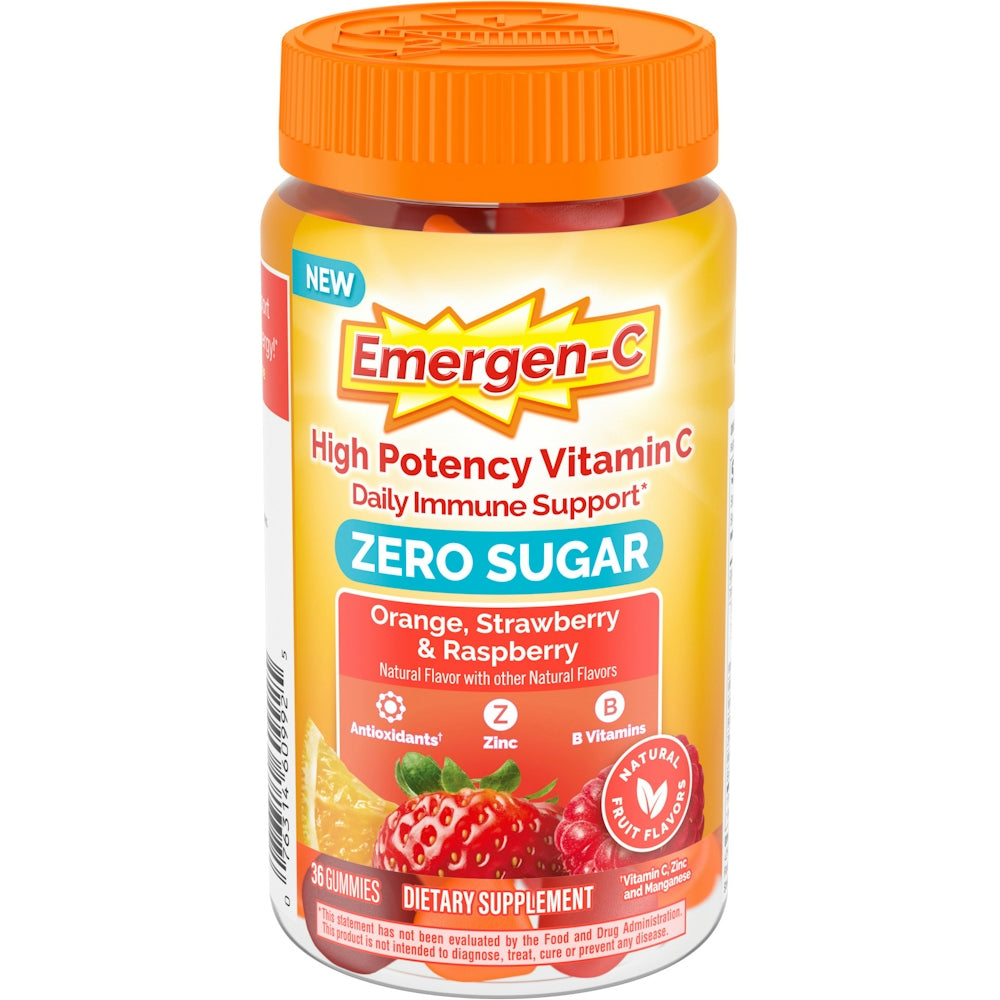 Emergen-C Zero Zucker Immununterstützung Gummibärchen für Erwachsene