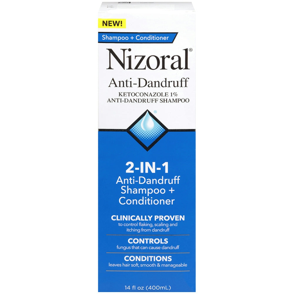 Nizoral 2-in-1 Anti-Schuppen Shampoo mit Spülung – 414 ml