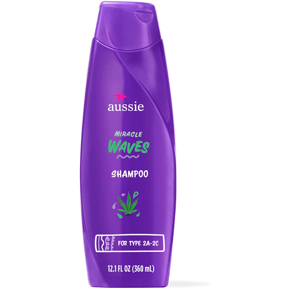 Shampo pa Paraben Aussie Miracle Waves kundër Frizz me Kërp - 358 ml