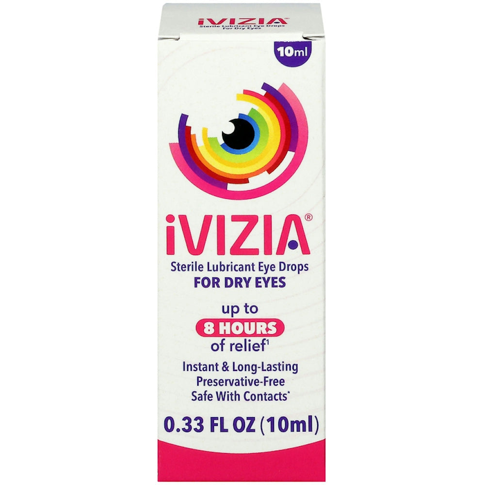 Pika Lubrifikuese Sterile për Sytë e Tharë iVizia - 9.75 ml