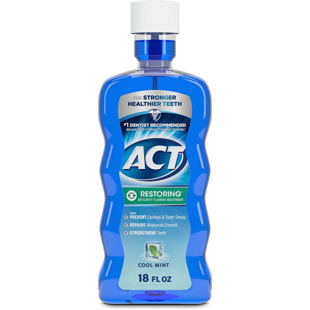 Act Restoring Cool Mint Antikaries Fluorid Mundspülung 532 ml