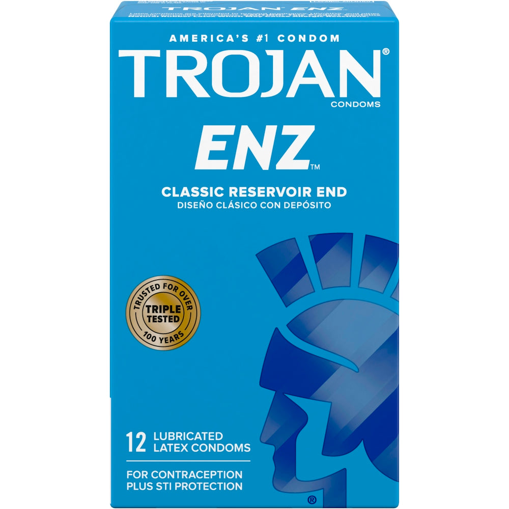 Trojan Enz Gleitmittelbeschichtete Premium Latexkondome