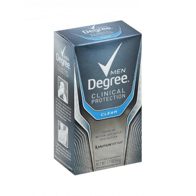 Degree Men Antiperspirant me Mbrojtje Klinike, Fresh - 48 gr