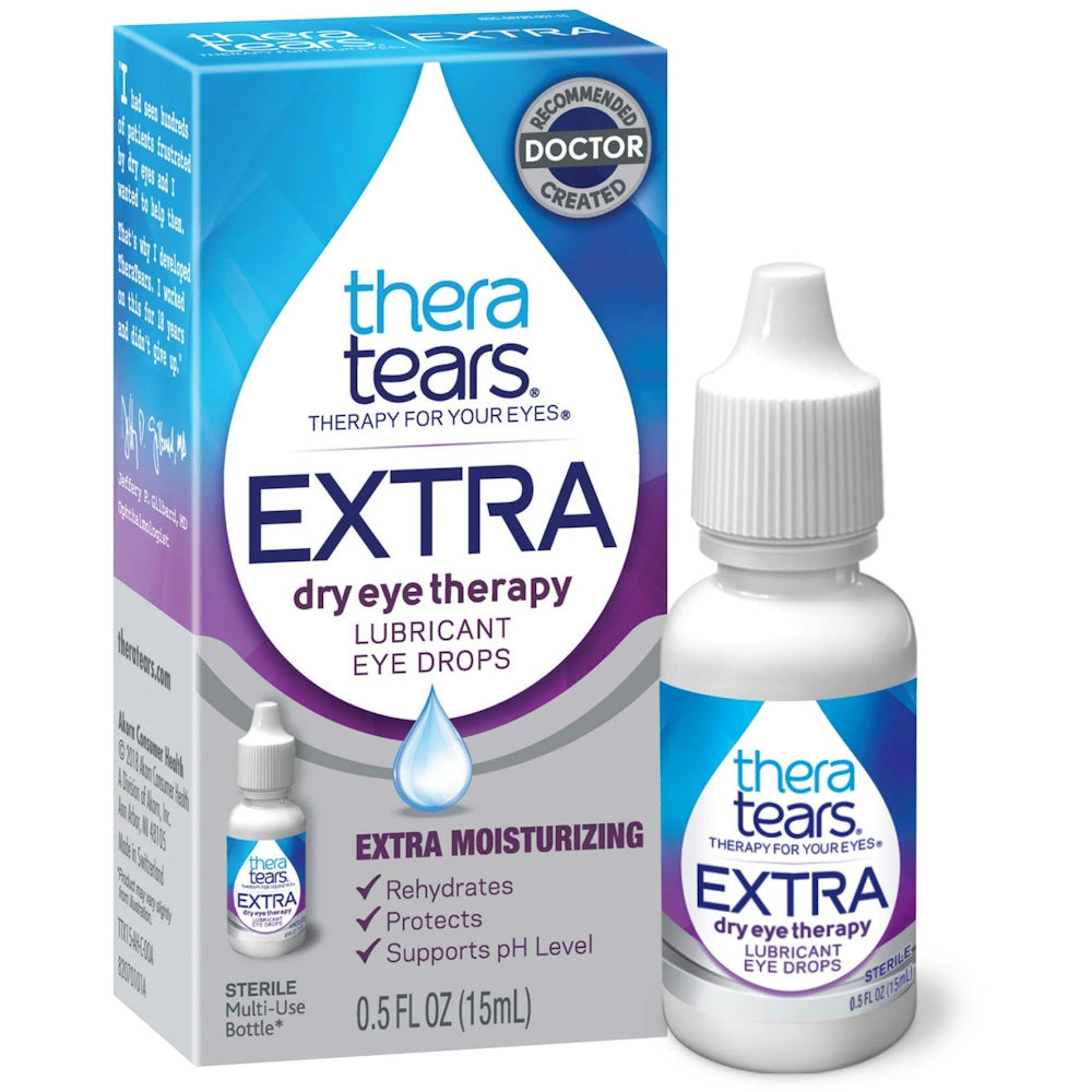 Pika për sy lubrifikuese TheraTears për terapi kundër tharjes së tepërt - 0.5 fl. oz.