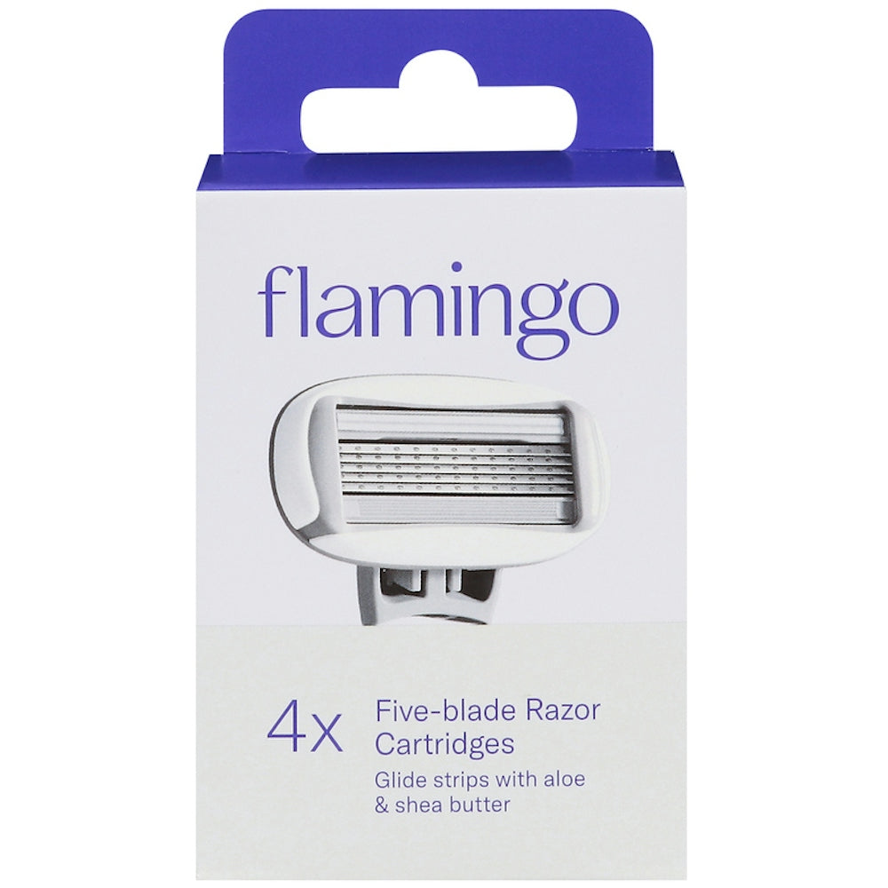 Flamingo 4X Fünf-Klingen-Rasierklingen