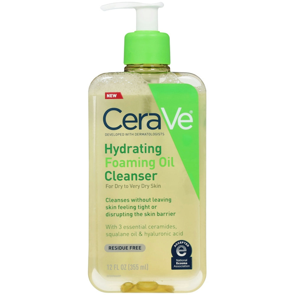 CeraVe Reiniger, Feuchtigkeitsspendend, Schäumend, Öl 355 ml