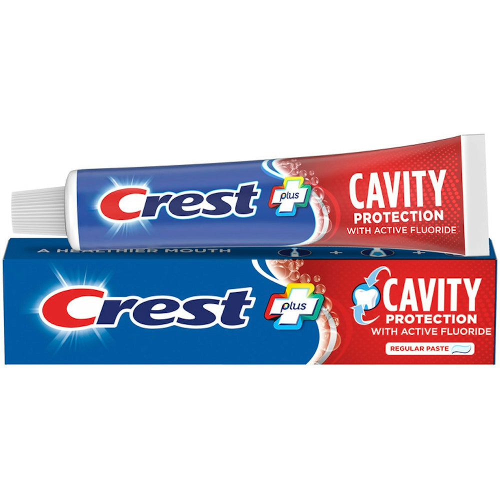 Crest Zahnpasta, normale Paste, Kariesschutz, Fluorid, Kariesprävention 4,2 Oz