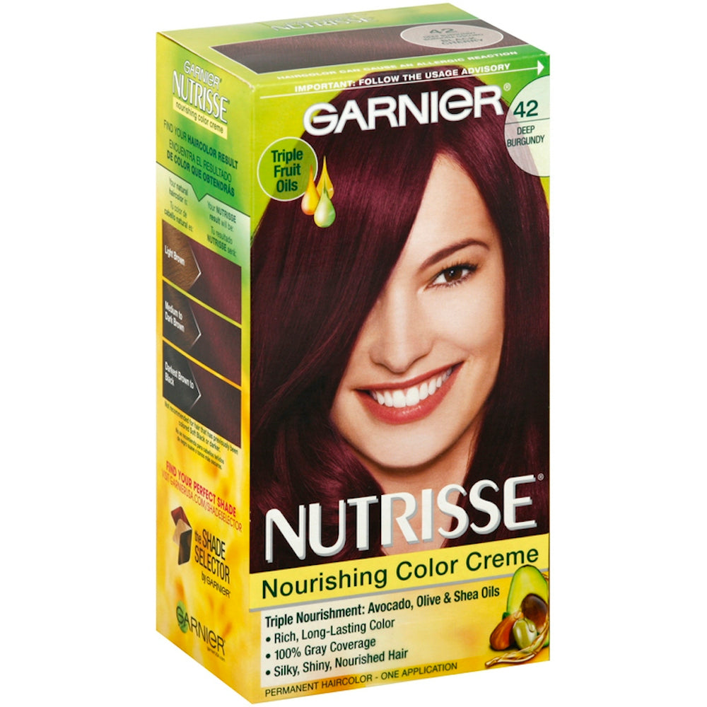 Nutrisse Garnier Haarfarbe Nährende Creme, 42 Tiefes Burgund, 1 Stck.