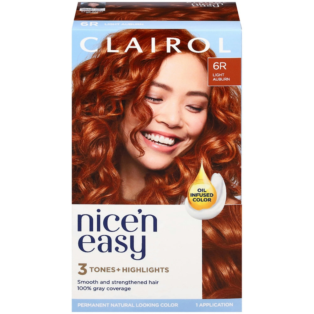 Ngjyrë e përhershme flokësh Nice’n Easy Clairol, Gështenjë e Çelur në të Kuqe