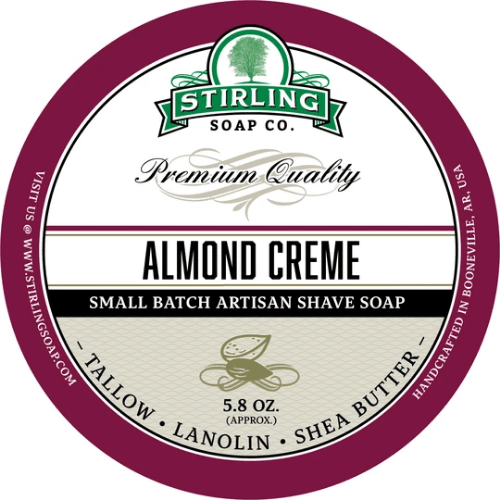 Stirling Soap Co. Rasierkollektion Mandelcreme