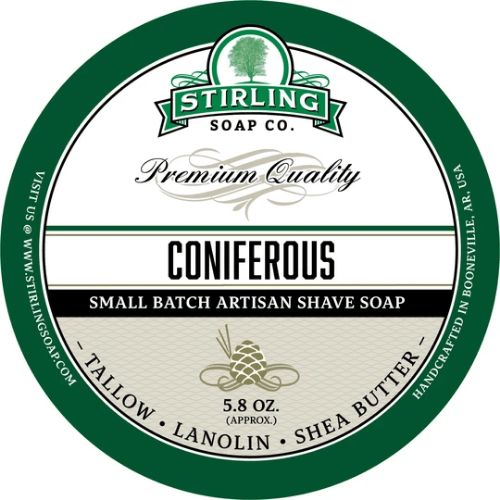 Stirling Soap Co. Rasierkollektion „Coniferous“