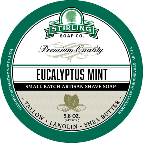 Stirling Soap Co. Eukalyptus-Minze Rasierkollektion