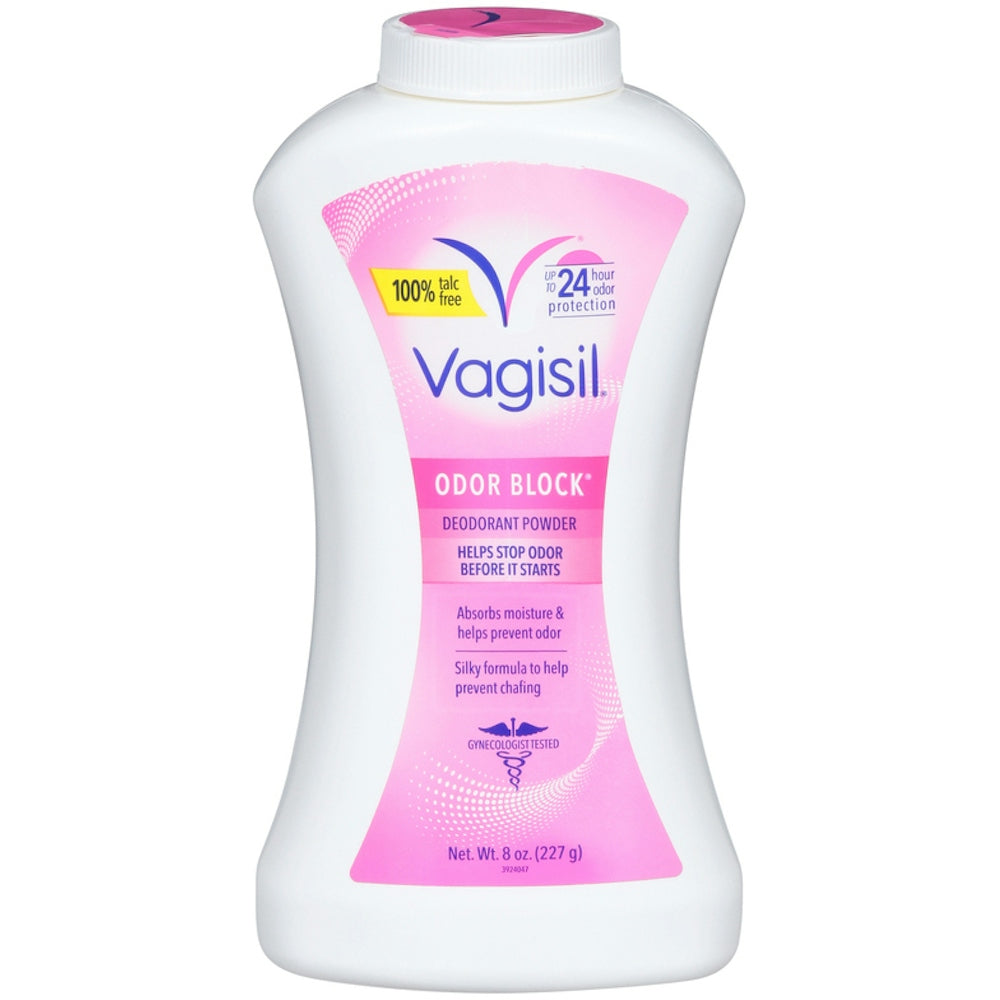 Vagisil Pudër Deodorante Intime e Përditshme kundër Aromave, pa Talk, 7 oz
