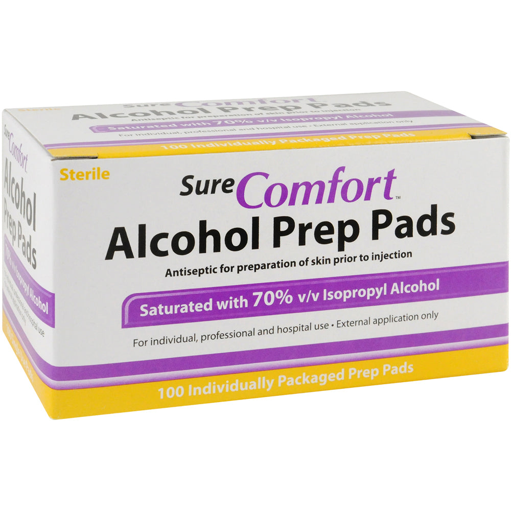 SureComfort Alkohol-Tupfer 100 Stck.