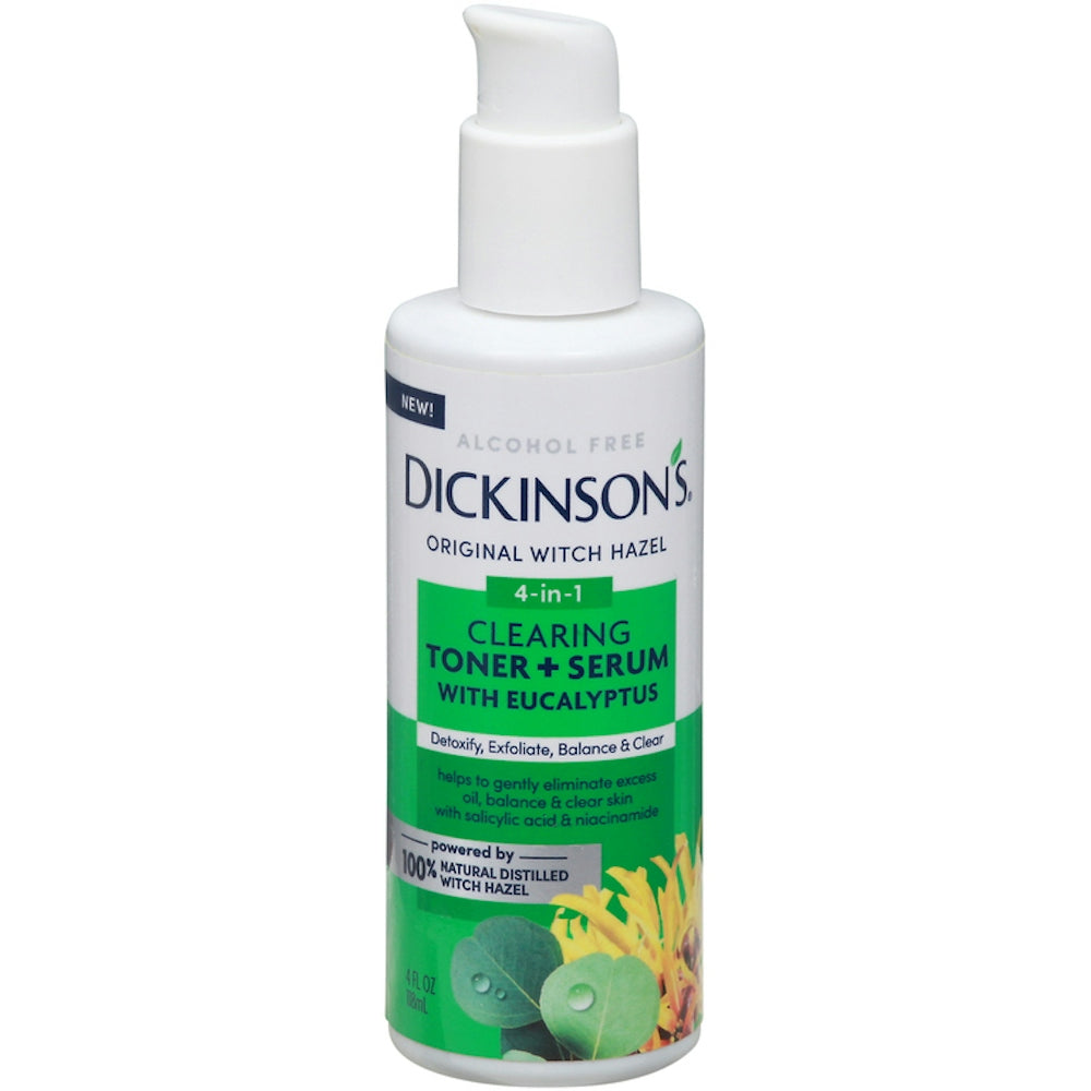 Dickinson's Witch Hazel Toner pastrues + Serum me Eukalipt