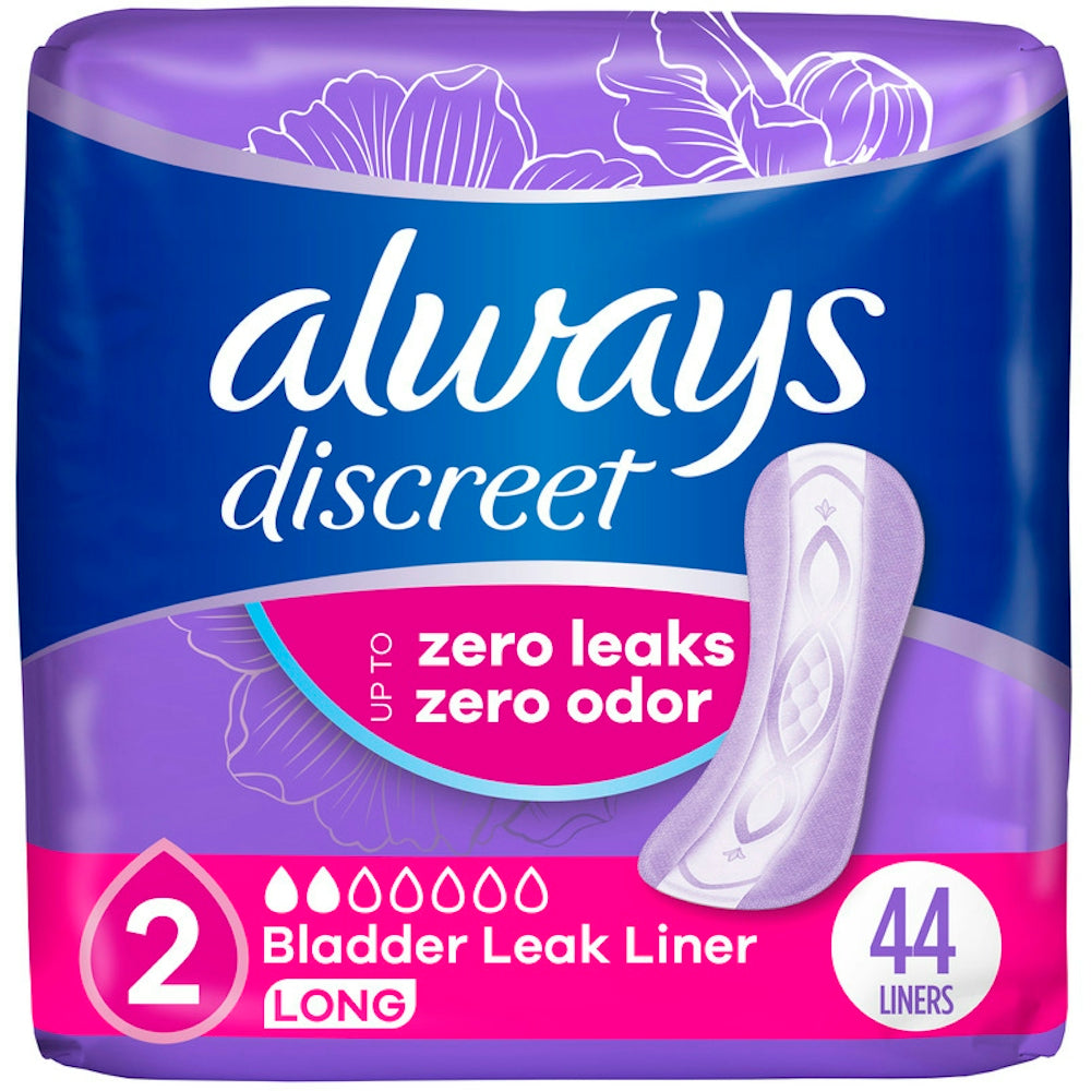 Always Discreet Einlagen bei leichter Blasenschwäche, lang