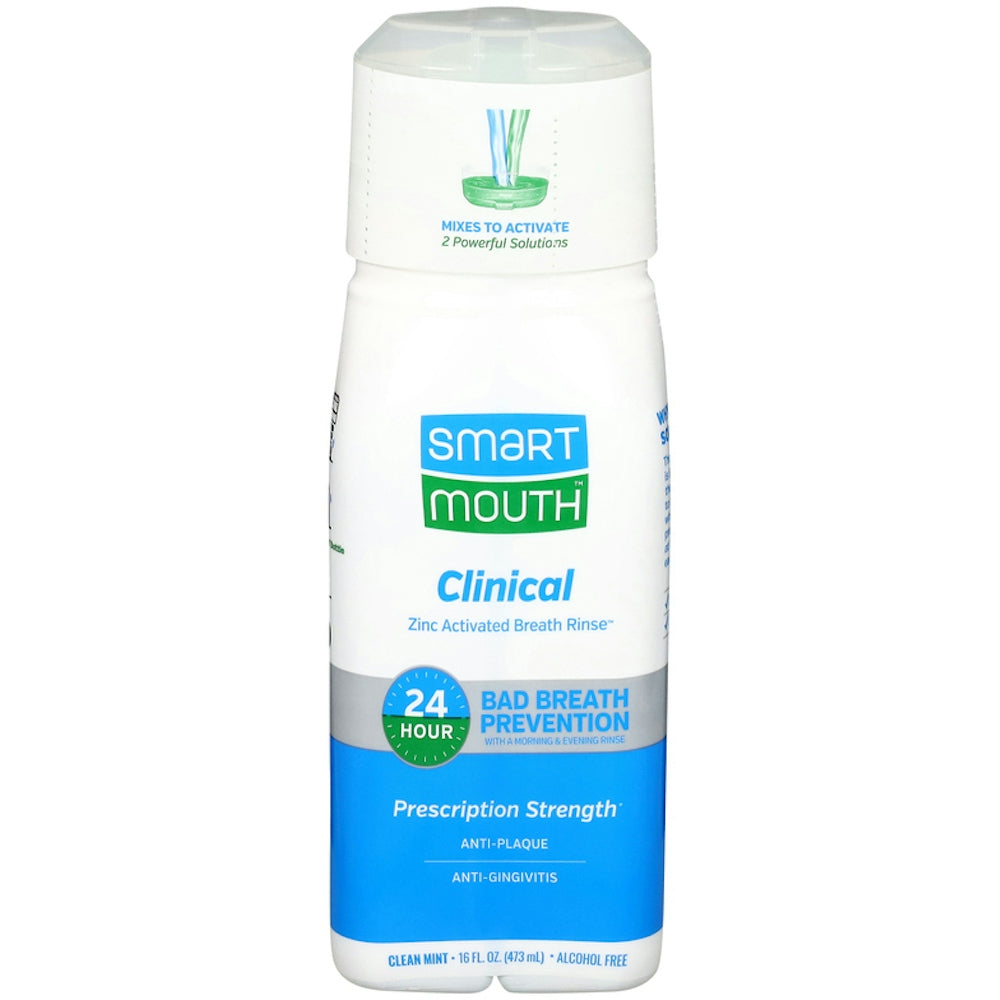 Smart Mouth Zink-aktivierte klinische Mundspülung sauberer Minzgeschmack 473 ml