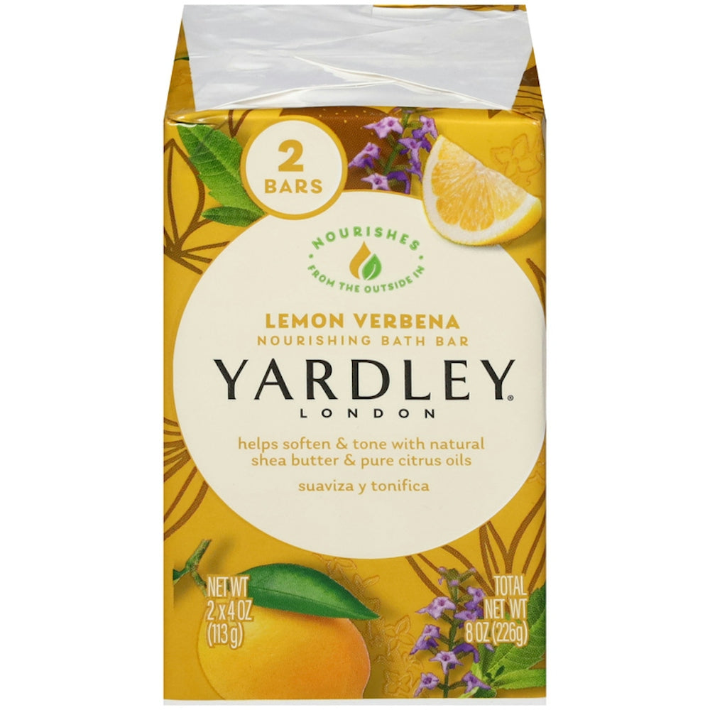 Yardley Seife, 2x4 Unzen, Zitrone/Eisenkraut