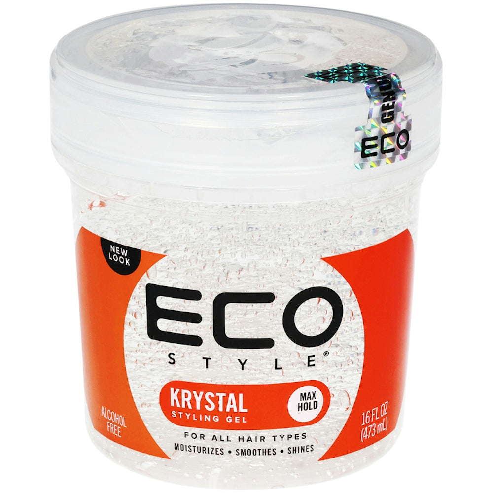 Eco Style Styling Gel, Krystal, Maximaler Halt 473 ml