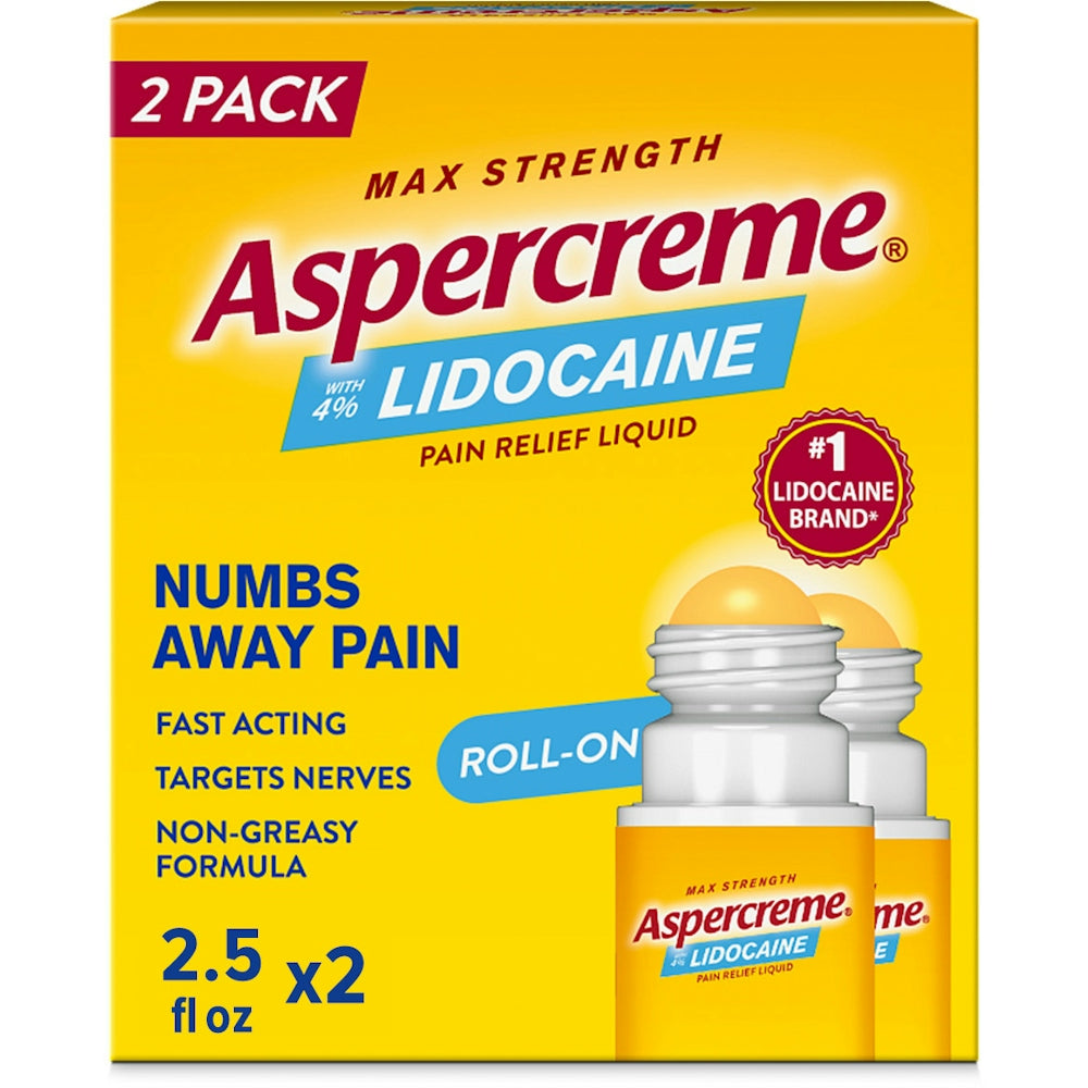 Aspercreme lëng kundër dhimbjes, roll-on, forcë maksimale, pa aromë, 2.5 fl oz