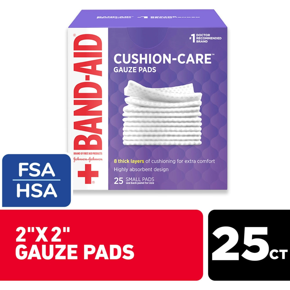 Band-Aid Cushion Care Kleine Mullkompressen 25 St. Box