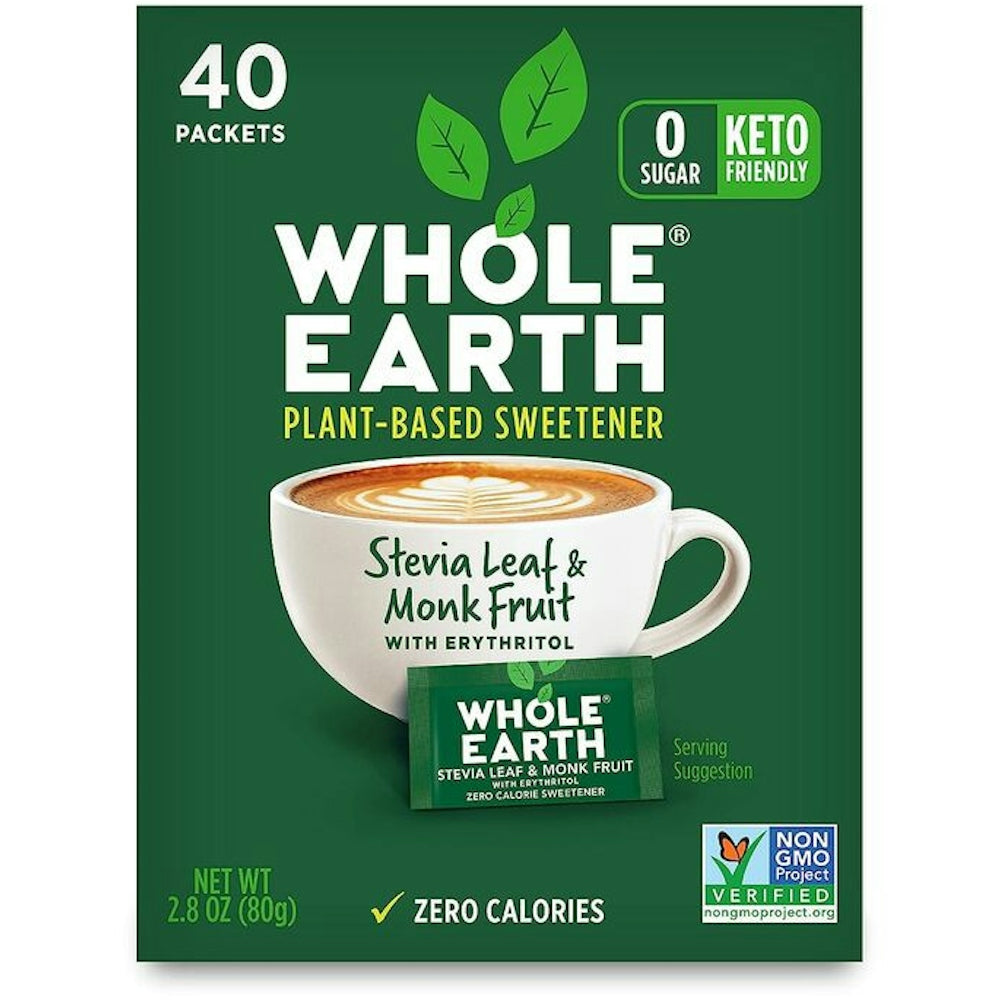 Whole Earth Stevia & Mönchsfrucht Päckchen 40 Stück