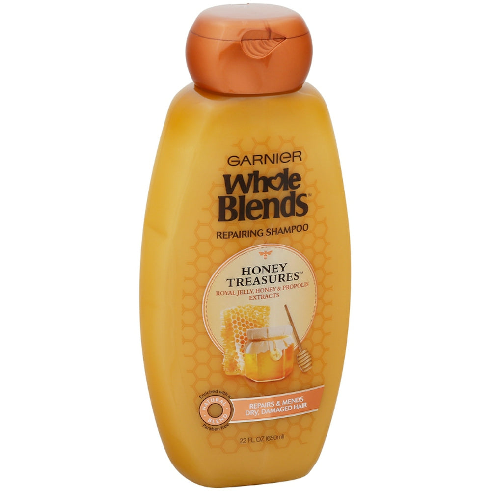 Shampo Garnier Whole Blends me thesar mjalti për flokë të dëmtuar - 650 ml
