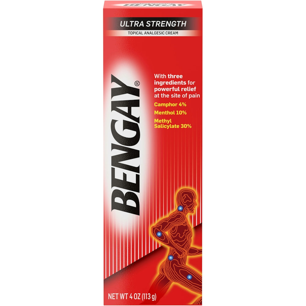 Bengay Ultra Strength Nicht-fettende topische Schmerzlinderungscreme 4 Oz