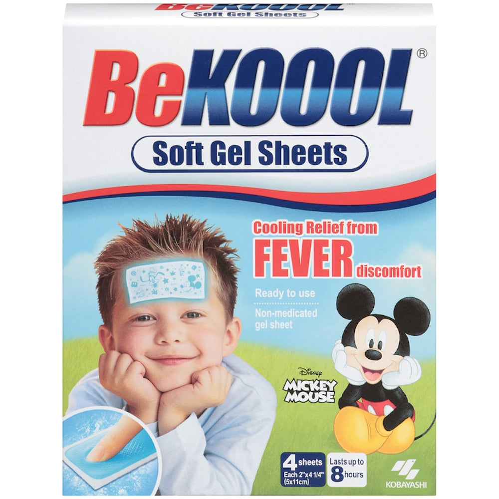 Be Koool Fletë me Xhel të Butë Ftohës të Menjëhershëm për Reduktimin e Temperaturës për Fëmijë